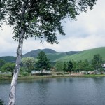 白樺湖と車山(茅野市)